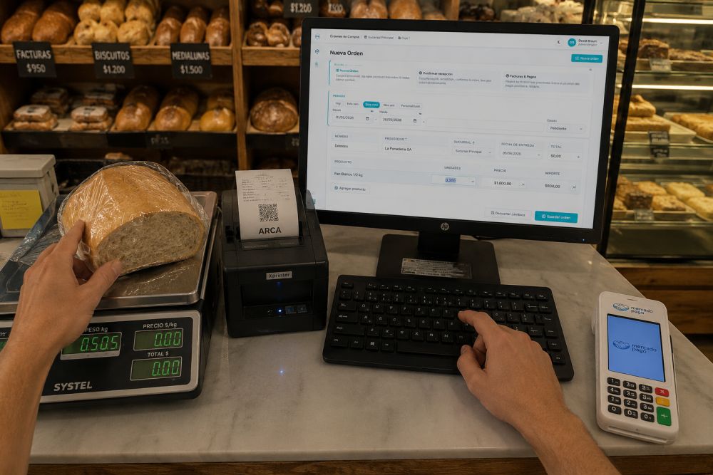 Sistema POS DyCPOS para Panadería / Rotisería en Argentina